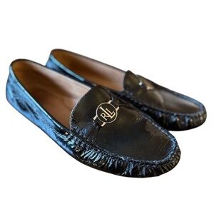 Ralph Lauren Woman’s Black Moccasin/Penny loafers size 9.5B